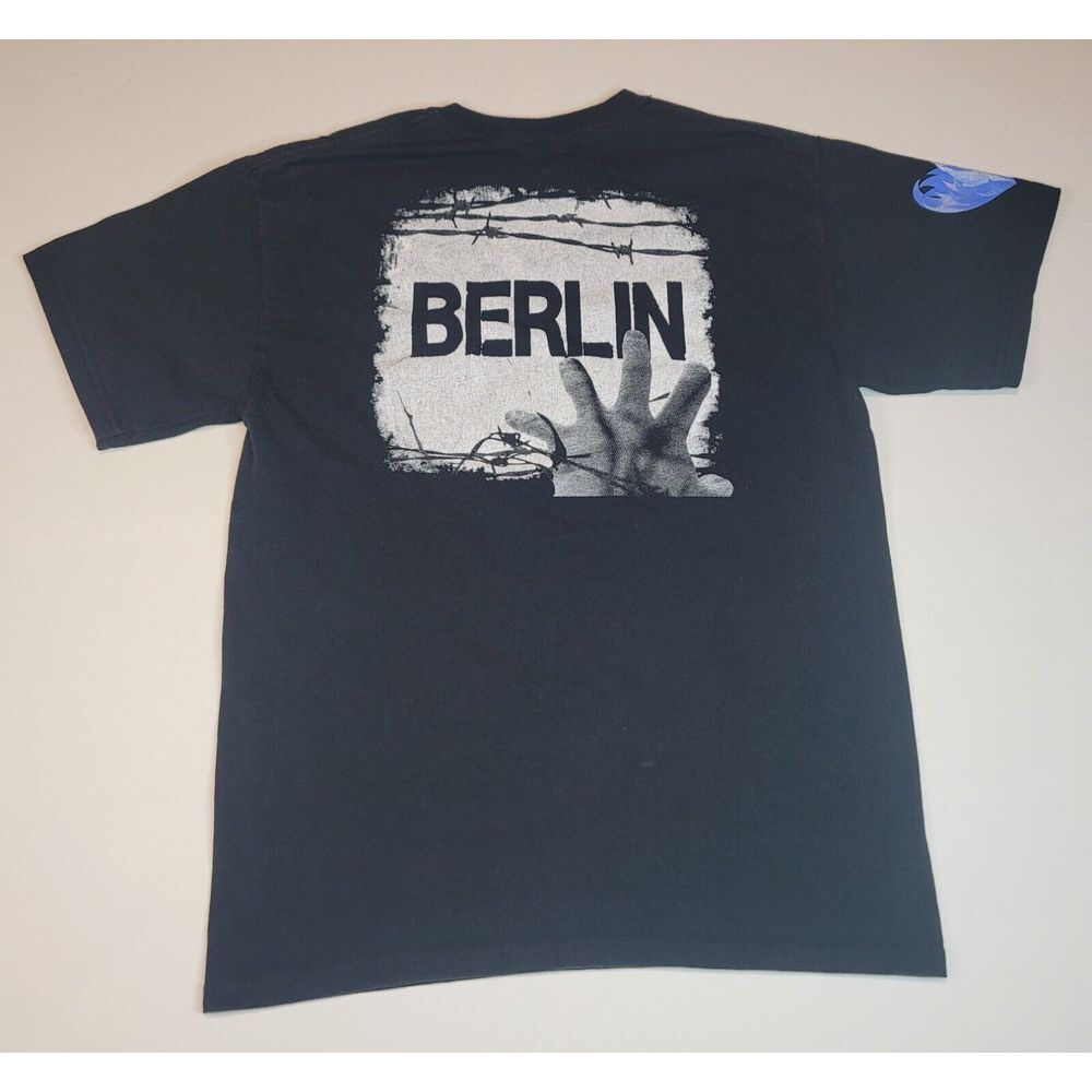 Berlin Golden Regement T-Shirt Mens Medium. y2k 2009 Military‎ Black Tee